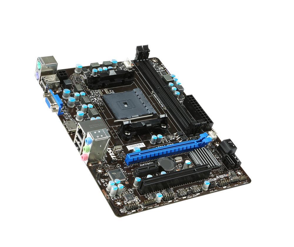 A55M-E33-R MSI A55M-E33 Socket FM2+ AMD A55 AMD Athlon/ AMD A-Series Processors Support DDR3 2x DIMM 4x SATA 3.0Gb/s Micro-ATX Motherboard (Refurbished)