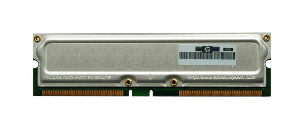 A6081A#0D1 HP 256MB RDRAM Memory Module 256MB (2 x 128MB) 800MHz PC800 ECC RDRAM 184-pin RIMM