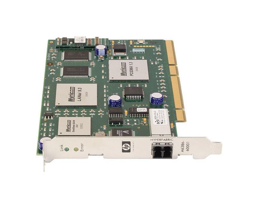 A6386-60001 HP HyperFabric2 4X PCI Fibre Network Adapter