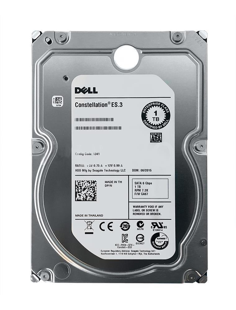 A7153395 Dell 1TB 7200RPM SATA 6Gbps 64MB Cache 3.5-inch Internal Hard Drive