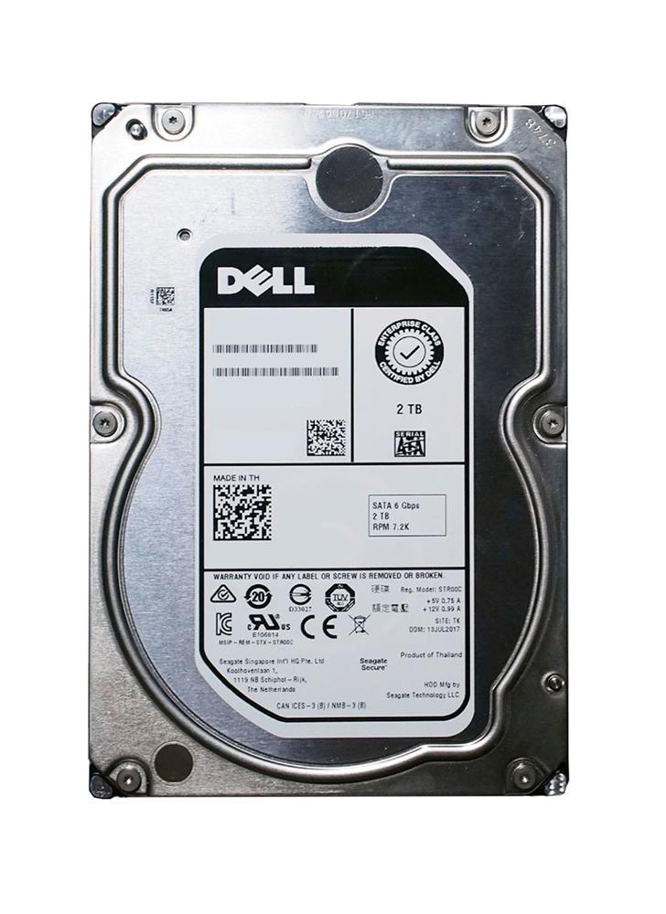 A7262682 Dell 2TB 7200RPM SATA 6Gbps 64MB Cache 8GB SSD 3.5-inch Internal Hybrid Hard Drive