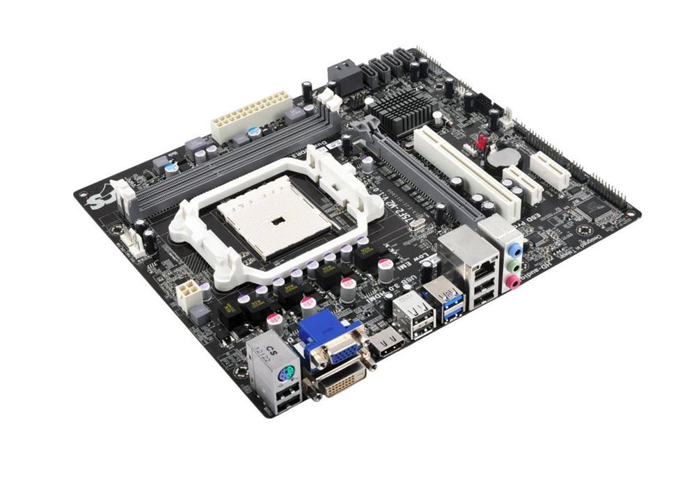 A75F2M2 ECS A75F2-M2 Socket FM2 AMD A75 Chipset micro-ATX Motherboard (Refurbished)