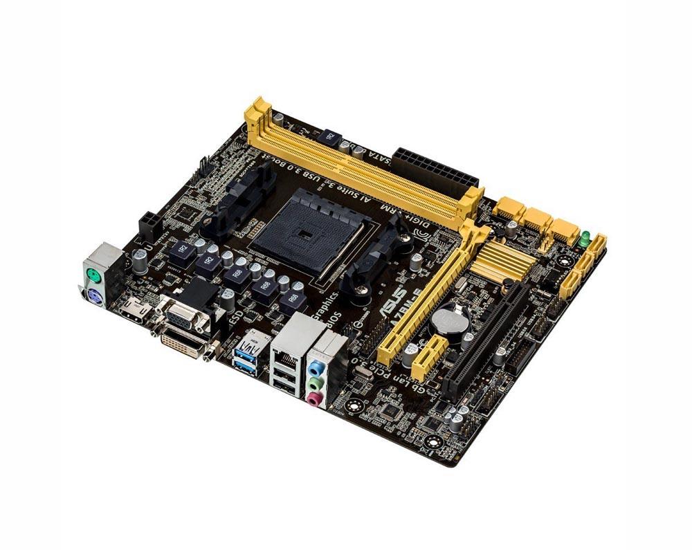 A78M-E ASUS Socket FM2+ AMD A78 Chipset AMD Athlon/ AMD A-Series Processor Support DDR3 2x DIMM 6x SATA 6.0G/s Micro-ATX Motherboard (Refurbished)