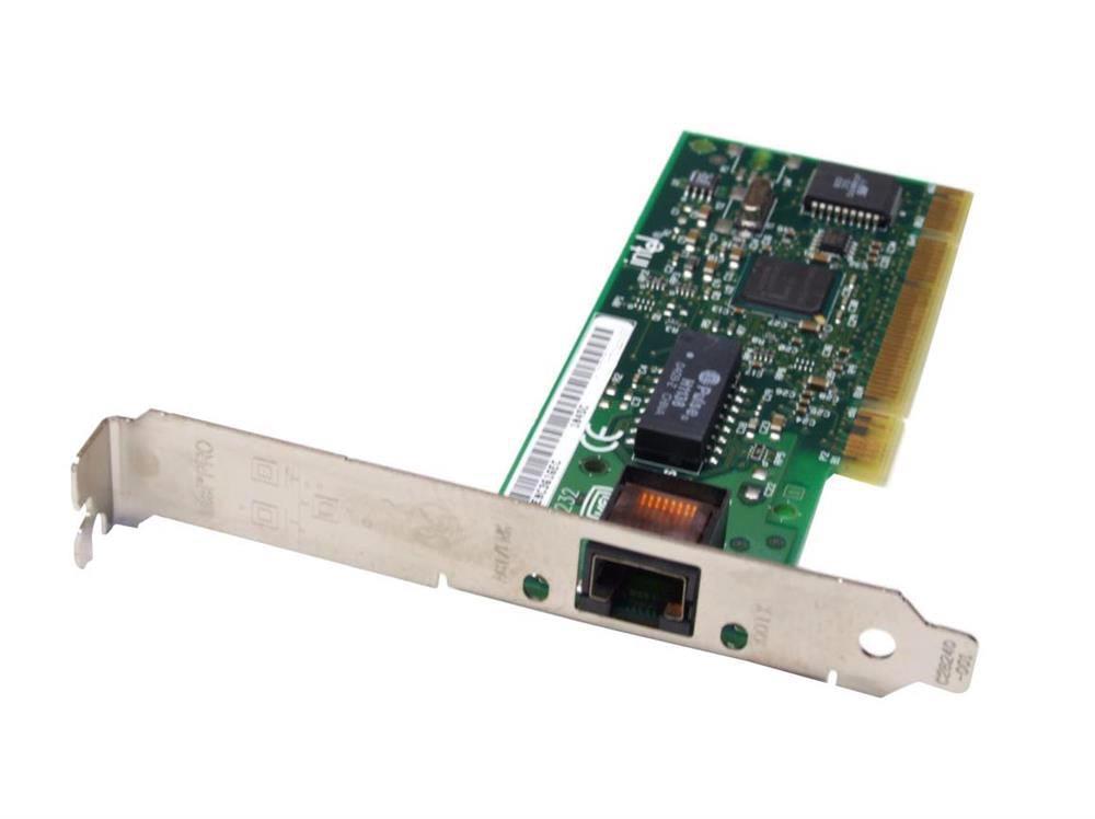 A80897-011 Intel PRO/100 M Single-Port RJ-45 100Mbps 10Base-T/100Base-TX Fast Ethernet PCI Desktop Network Adapter