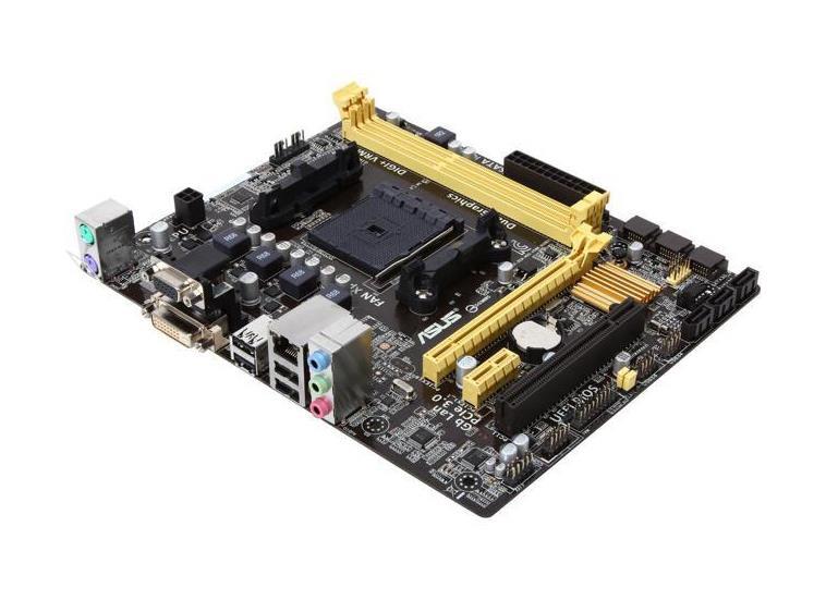 A85M-K ASUS Socket FM2+ AMD A58 Chipset AMD Athlon A-Series Processors Support DDR3 2x DIMM SATA ATX Motherboard (Refurbished)