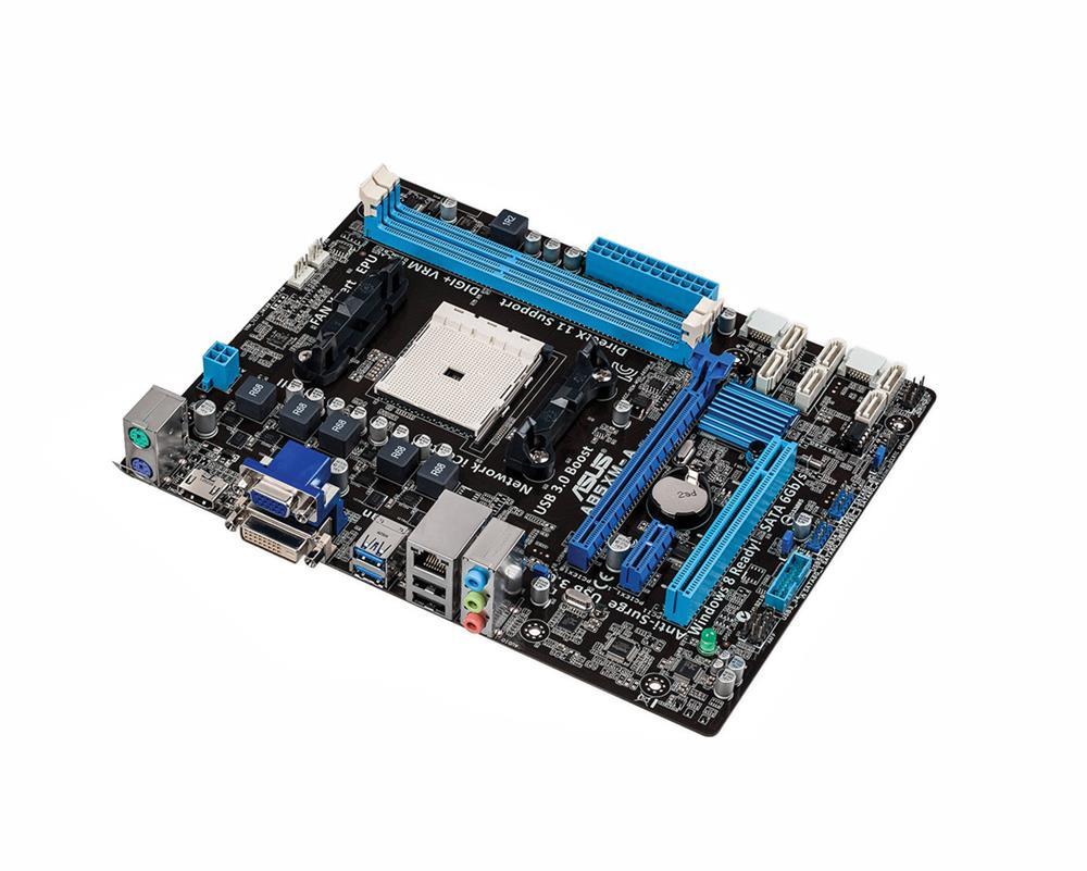 A85XM-A ASUS Socket FM2 AMD A85X Chipset AMD Athlon/ A-Series Processors Support DDR3 2x DIMM 8x SATA 6.0Gb/s Micro-ATX Motherboard (Refurbished)