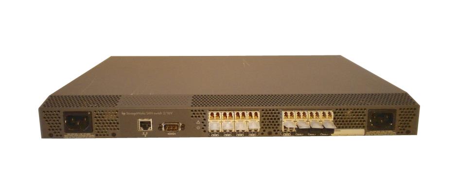 AA978A HP StorageWorks SAN Switch 2/16V Switch Fibre Channel + 16 x SFP (empty) 1U rack-mountable (Refurbished)