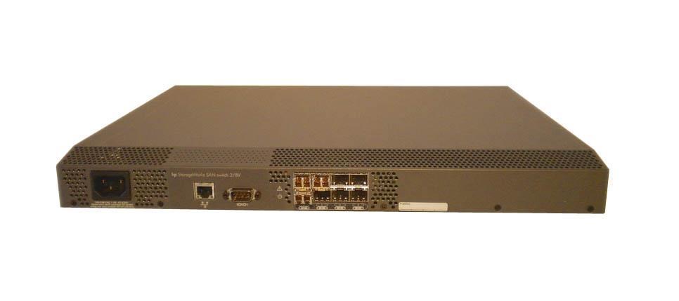 AA979AR HP Storageworks San Ethernet Switch 2/8v 8-Ports RJ-45 1U Rack-Mountable (Refurbished)