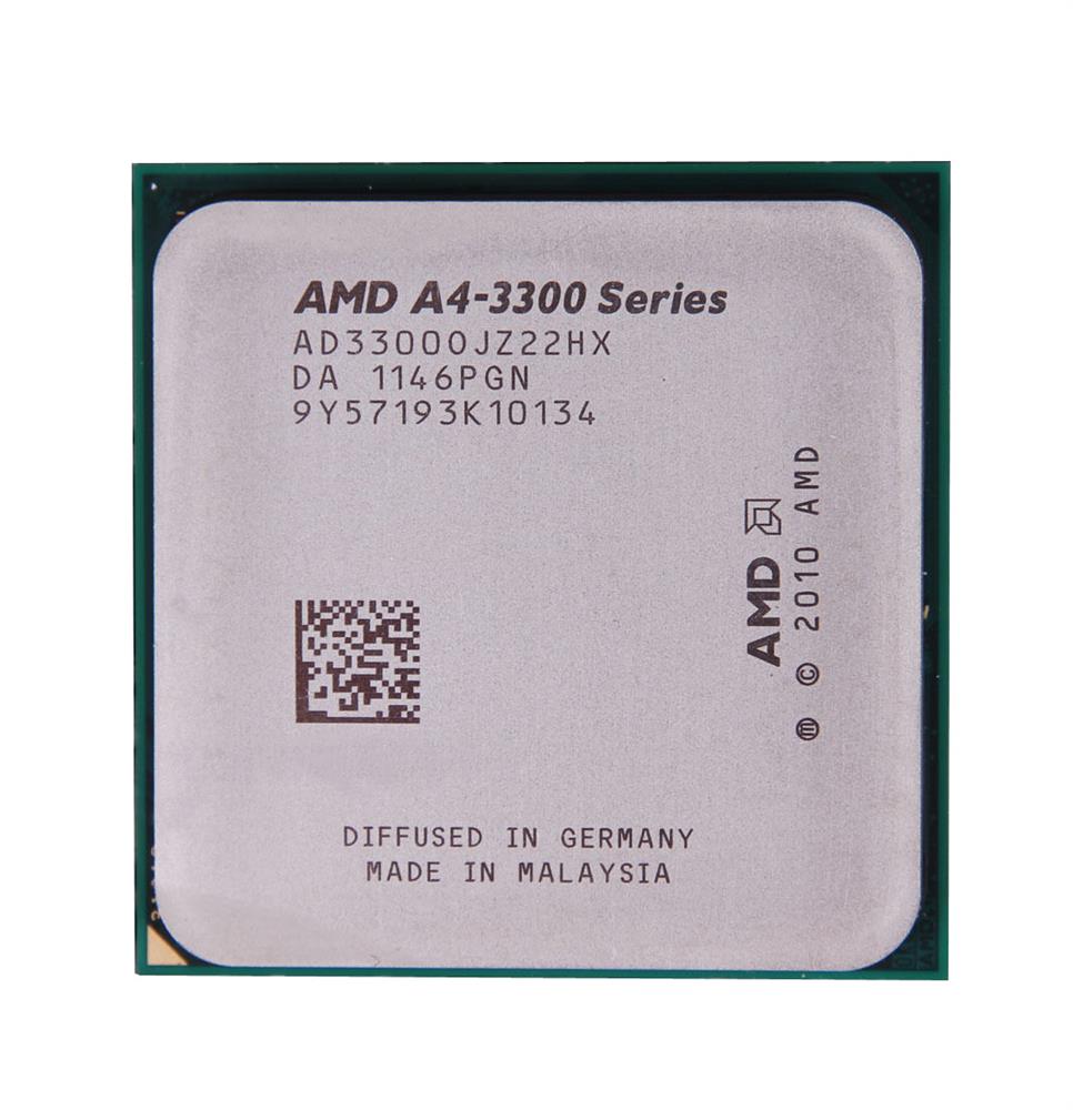 AD3400OJZ22HX AMD A4-3400 Dual-Core 2.70GHz 2 x 512KB L2 Cache Socket FM1 Desktop Processor
