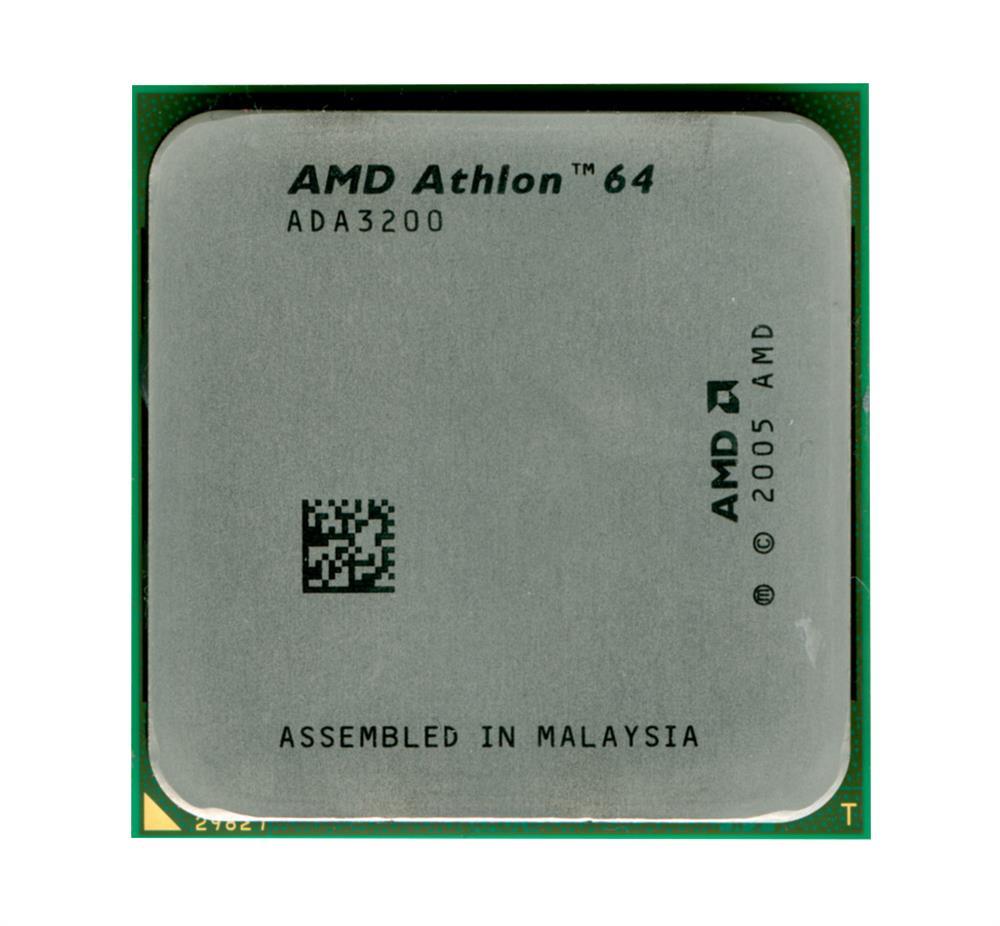 ADA3200AEP4AX AMD Athlon 64 3200+ 1-Core 2.00GHz 2.00GT/s 512KB L2 Cache Socket 939 Processor