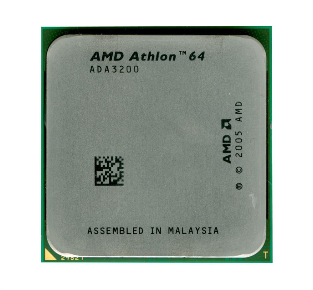 ADA3200DIK4BI AMD Athlon 64 3200+ 1-Core 2.00GHz 2.00GT/s 512KB L2 Cache Socket 939 Processor