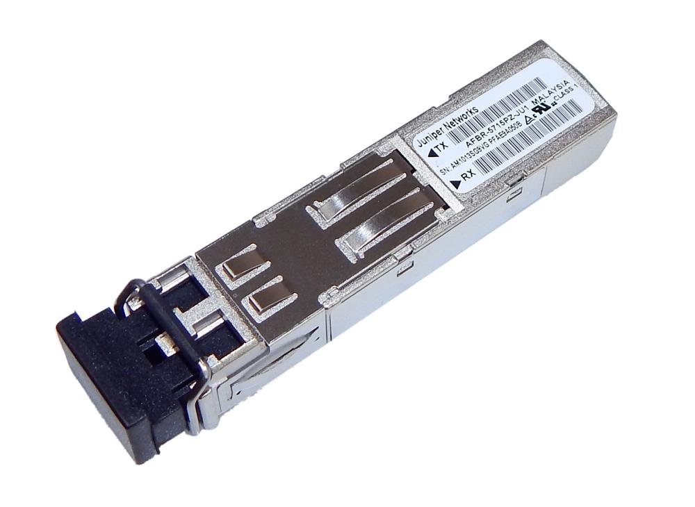 AFBR-5715PZ-JU1 Juniper 1Gbps 1000Base-SX Multi-mode Fiber 550m 850nm Duplex LC Connector SFP Transceiver Module for Avago Compatible (Refurbished)