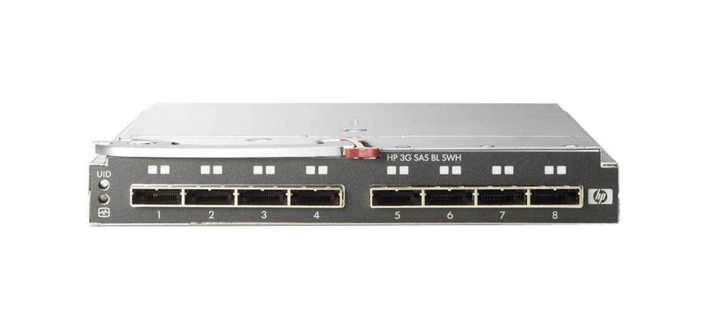 AJ865A HP StorageWorks 3GB/s 8-Ports SFP+ SAS Switch Module (Dual Pack) for BladeSystem c-Class (Refurbished)