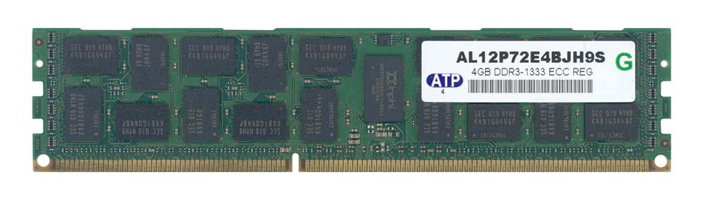 AL12P72E4BJH9S ATP 4GB PC3-10600 DDR3-1333MHz ECC Registered CL9 240-Pin DIMM Dual Rank Memory Module