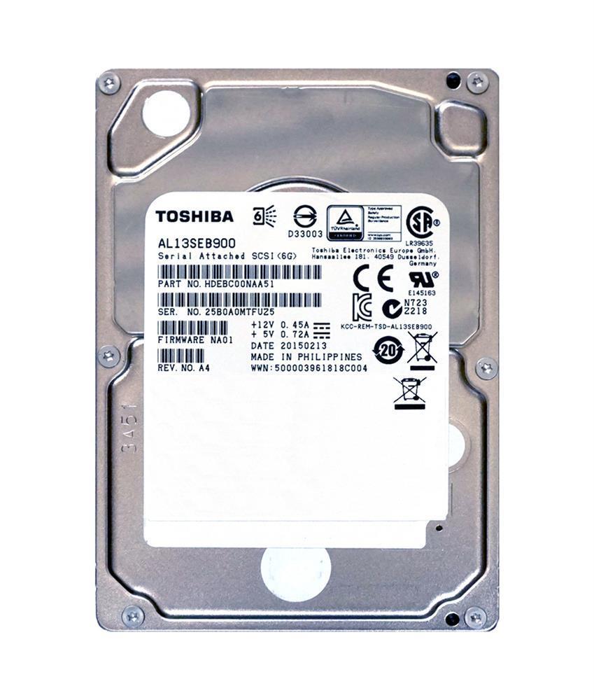 AL13SEB900-RF Toshiba Enterprise Performance 900GB 10000RPM SAS 6Gbps 64MB Cache (512n) 2.5-inch Internal Hard Drive