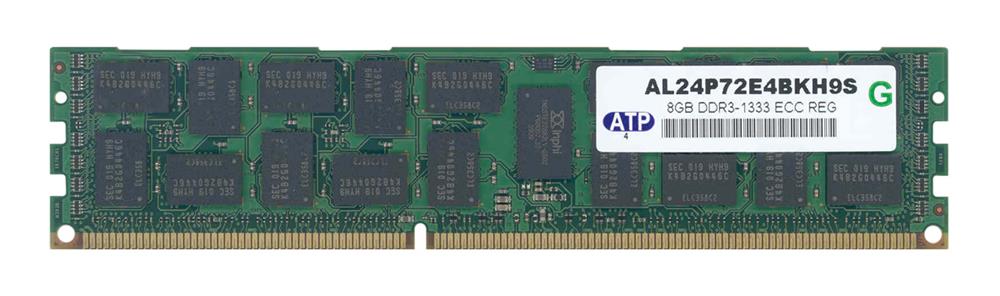 AL24P72E4BKH9S ATP 8GB PC3-10600 DDR3-1333MHz ECC Registered CL9 240-Pin DIMM 1.35V Low Voltage Dual Rank Memory Module