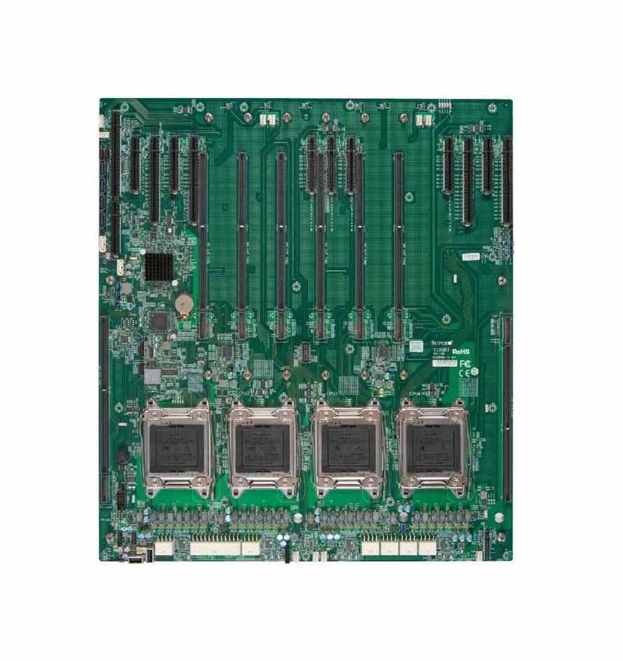 AOM-X10QBi-A SuperMicro X10QBI Quad Socket LGA 2011 Intel C602J Chipset Xeon E7-8800 v4/v3 E7-4800 v4/v3 Processors Support DDR4 96x DIMM 4x SATA 6.0Gb/s Proprietary Server Motherboard (Refurbished)