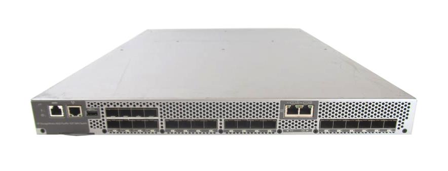 AP863A HP StorageWorks 1606 Extension SAN Switch 16-Ports FC Gigabit Ethernet 8 Gbps 1 Gbps 1U Rack-mountable (Refurbished)