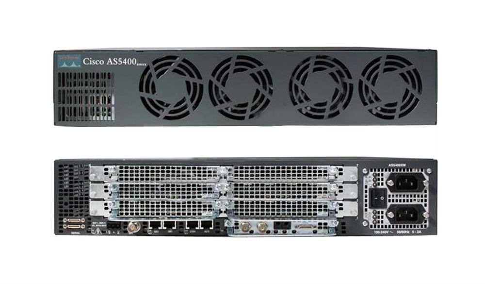 AS54HPX-100-AC Cisco AS5400HPX Universal Access Gateway 2 x 10/100/1000Base-T LAN 7 x Expansion Slot (Refurbished)