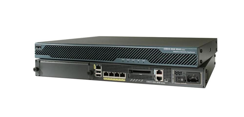 ASA5540-AIP20-K9 Cisco ASA 5540 Firewall Appliance with Software AIP-SSM-20 500 VPN Peers Module Ethernet 1Gbps 1U (Refurbished)