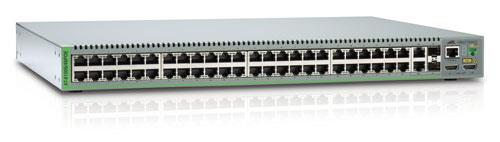 AT-8100S/48POE-50 Allied Telesis 48-Ports Managed Stackable Fast Ethernet PoE Switch (Refurbished)