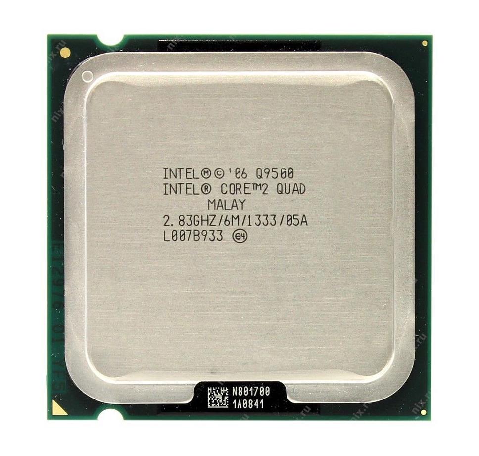 AT80580PJ0736ML Intel Core 2 Quad Q9500 2.83GHz 1333MHz FSB 6MB L2 Cache Socket LGA775 Desktop Processor