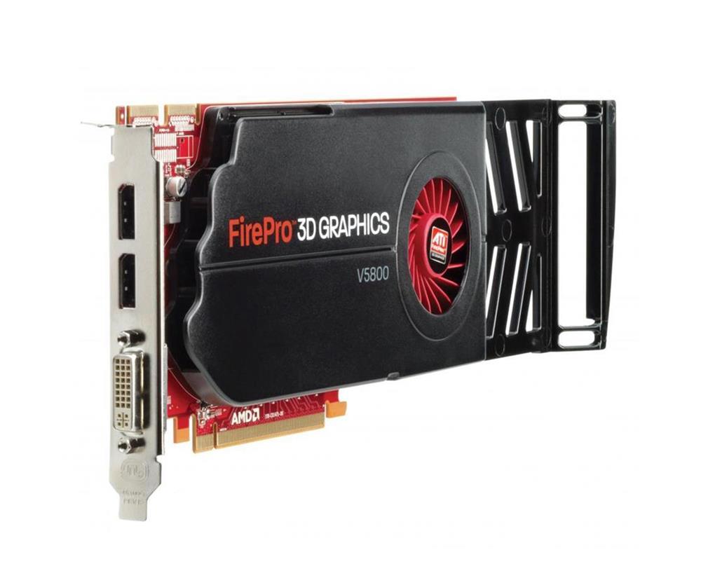 ATI-102-C01403 ATI Firepro V5800 1GB PCI Express x16 DVI/ 2x DisplayPort Video Graphics Card (Refurbished)