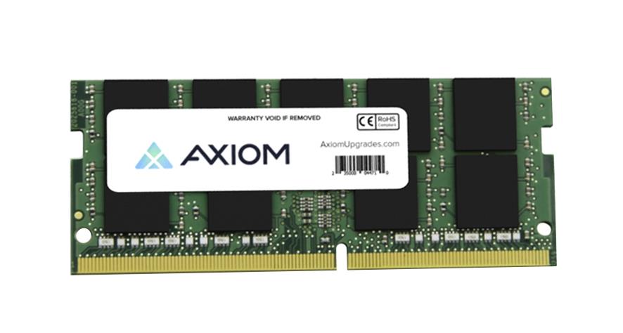 AX42933ES21B/16G Axiom 16GB PC4-23400 DDR4-2933MHz ECC Unbuffered CL21 288-Pin SoDIMM 1.2V Dual Rank Memory Module