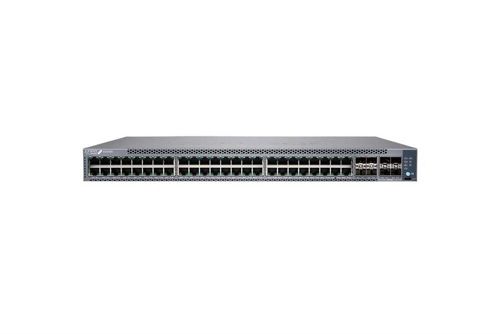 B-EX4100-48T-EDU Juniper EX4100 Series EX4100-48T 48 x Ports 10/100/1000Base-T + 4 x 10GbE Uplink Ports + 4 x 25GbE Stacking/Uplink Ports Layer 3 Managed 1U Rack-mountable Gigabit Ethernet Network Switch (Refurbished)