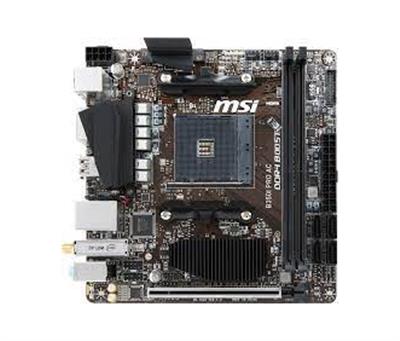 B350I PRO AC MSI Socket AM4 AMD B350 Chipset AMD Ryzen 7 Processors Support DDR4 2x DIMM 4x SATA3 6.0Gb/s Mini-ITX Motherboard
 (Refurbished)