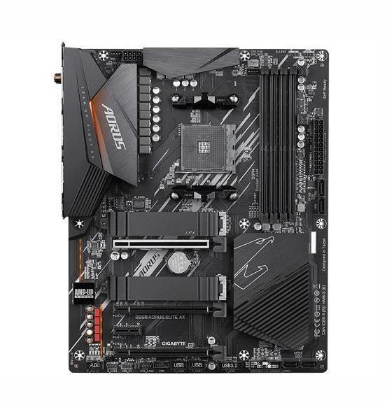 B550 AORUS ELITE AX V2 Gigabyte Socket AM4 AMD B550 Chipset AMD Ryzen 5000 Series/ Ryzen 5000 G-Series/ Ryzen 4000 G-Series And Ryzen 3000 Series Processors Support DDR4 4x DIMM 4x SATA 6.0Gb/s ATX Motherboard (Refurbished)