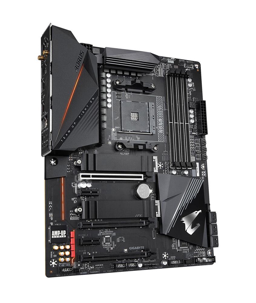 B550 AORUS MASTER (rev. 1.0) Gigabyte Socket AM4 AMD B550 Chipset AMD Ryzen 5000 Series/ Ryzen 5000 G-Series/ Ryzen 4000 G-Series And Ryzen 3000 Series Processors Support DDR4 4x DIMM 4x SATA 6.0Gb/s ATX Motherboard (Refurbished)