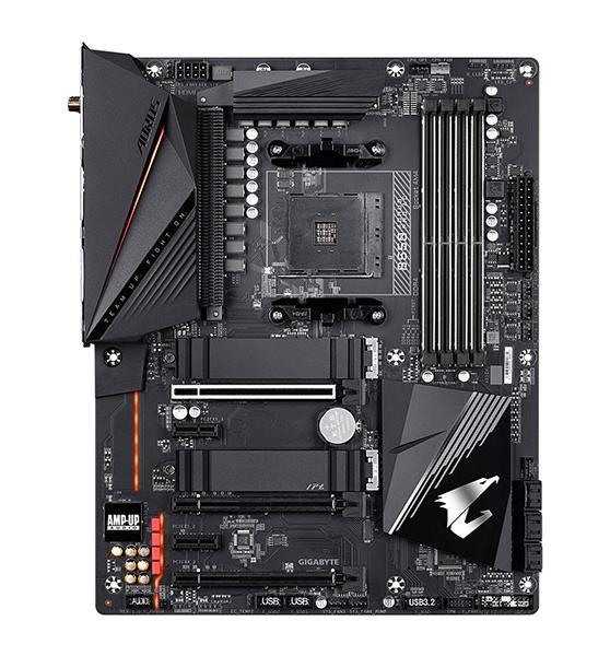 B550 AORUS PRO AX rev. 1.0 Gigabyte Socket AM4 AMD B550 Chipset AMD Ryzen 5000 Series/ Ryzen 5000 G-Series/ Ryzen 4000 G-Series And Ryzen 3000 Series Processors Support DDR4 4x DIMM 6x SATA 6.0Gb/s ATX Motherboard (Refurbished)