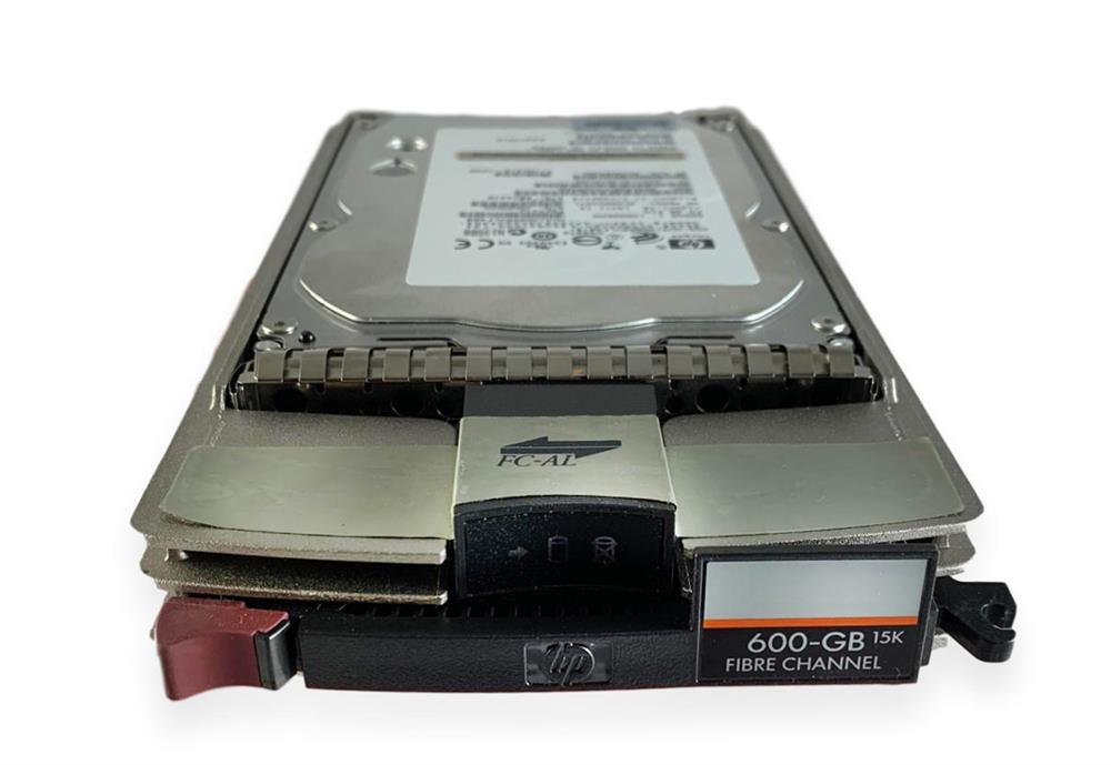 BF600DASTL HP 600GB 15000RPM Fibre Channel 4Gbps Dual Port Hot Swap 3.5-inch Internal Hard Drive with Tray for StorageWorks EVA M6412A