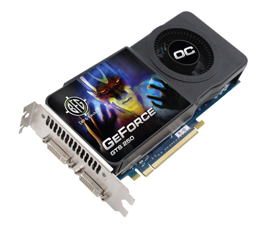 BFGRGTS2501024DE BFG GeForce 250 1GB GDDR3 PCI Express 2.0 SLI Support Video Graphics Card