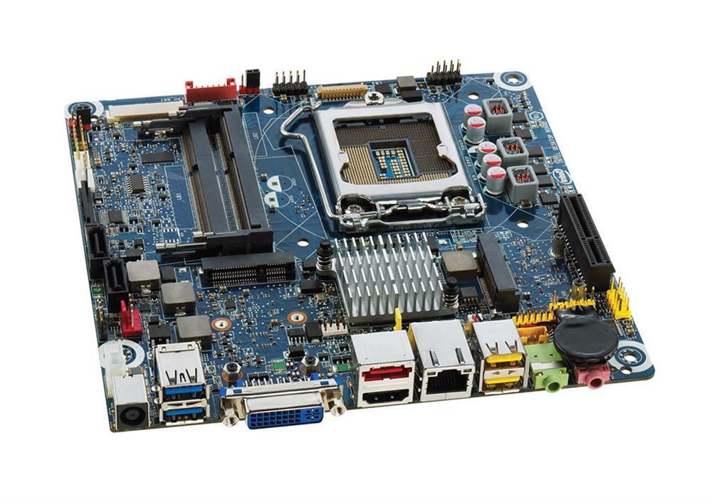 BLKDH61AGPAK10 Intel Media DH61AG Desktop Motherboard - Intel H61 Express Chipset - Socket H2 LGA-1155 - Mini ITX - 16 GB DDR3 SDRAM Maximum RAM - DDR3-1333/PC3-10600, DDR3-1066/PC3-8500 - 2 x Memory Slots -  (Refurbished)