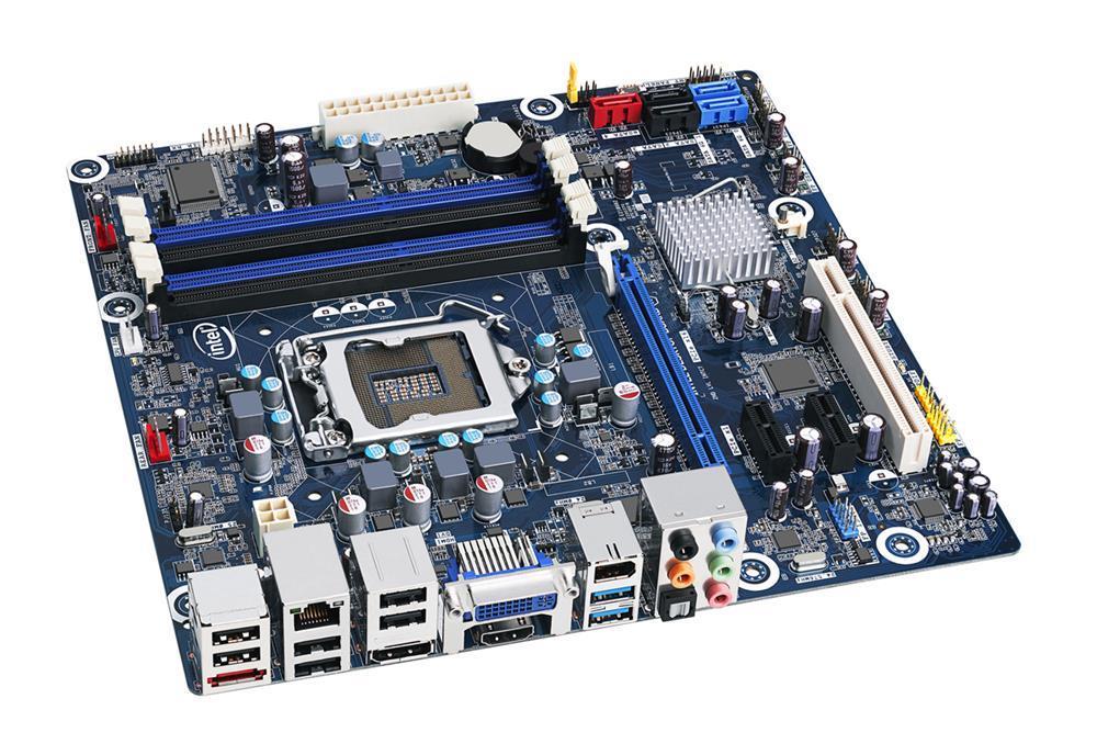 BLKDP67DEB310 Intel Media DP67DE Desktop Motherboard - Intel P67 Express Chipset - Socket H2 LGA-1155 - Micro ATX - 32 GB DDR3 SDRAM Maximum RAM - DDR3-1333/PC3-10600, DDR3-1066/PC3-8500 - 4 x Memory Slots -  (Refurbished)