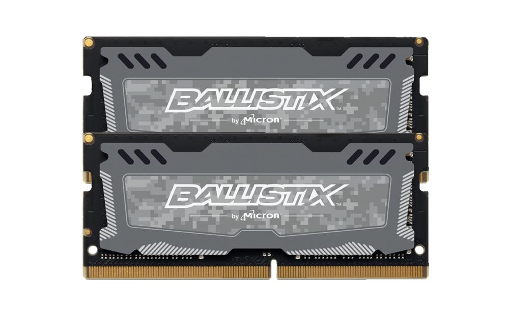 BLS2K8G4S26BFSD Crucial Ballistix Sport LT 16GB Kit (2 X 8GB) PC4-21300 DDR4-2666MHz non-ECC Unbuffered CL16 260-Pin Sodimm Memory