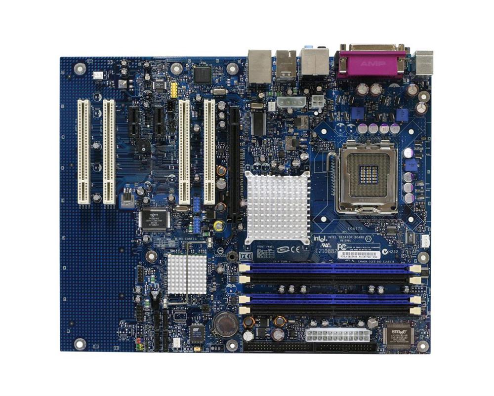 BOXD915PBLLX Intel D915PBL Desktop Motherboard 915P Chipset Socket T LGA-775 1 x Processor Support (Refurbished)