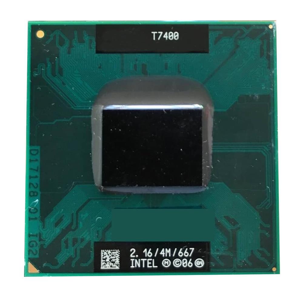 BX80537T7400 Intel Core 2 Duo T7400 2.16GHz 667MHz FSB 4MB L2 Cache Socket PGA478 Mobile Processor