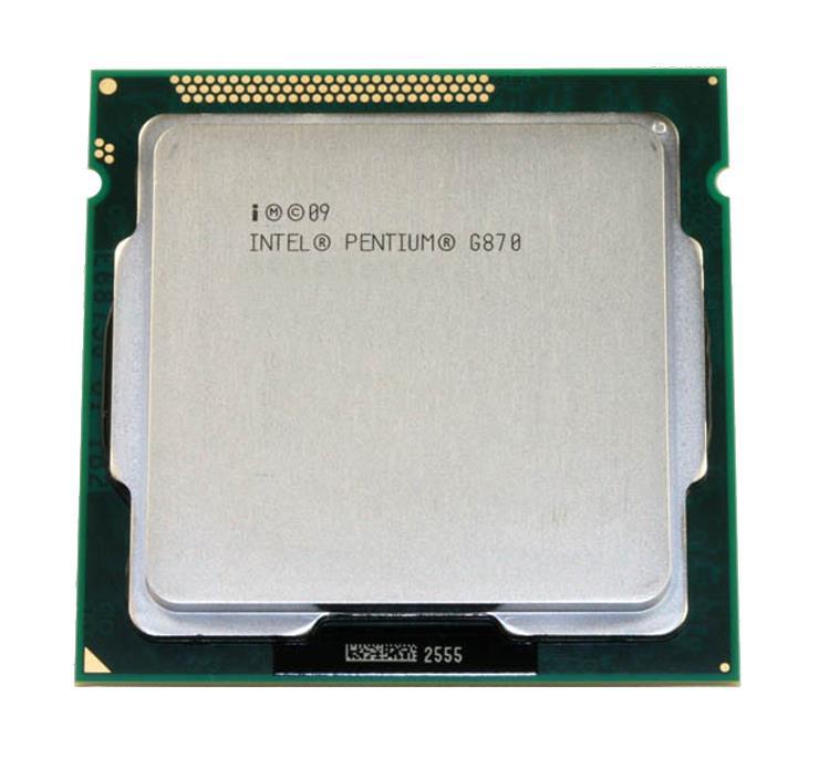 BX80623G870-A1 Intel Pentium G870 Dual Core 3.10GHz 5.00GT/s DMI 3MB L3 Cache Socket LGA1155 Desktop Processor