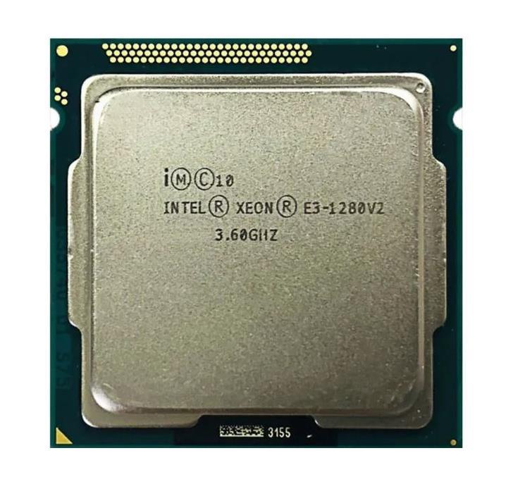 BX80637E31280V2-A1 Intel Xeon E3-1280V2 Quad Core 3.60GHz 5.00GT/s DMI 8MB L3 Cache Socket FCLGA1155 Processor
