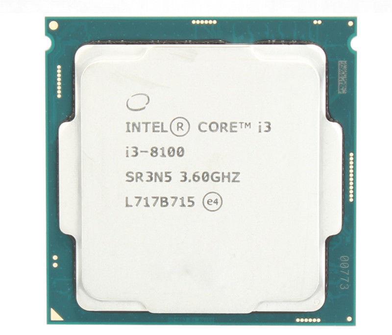 BXC80684I38100 Intel Core i3-8100 Quad Core 3.60GHz 6MB L3 Cache Socket 1151 Processor