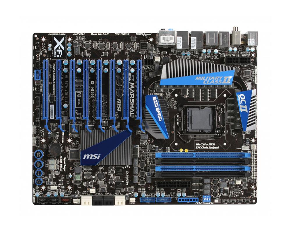 Big Bang-Marshal MSI Socket LGA 1155 Intel P67 Chipset Core i7 / i5 / i3 Processors Support DDR3 4x DIMM 4x SATA 3.0Gb/s XL-ATX Motherboard (Refurbished)