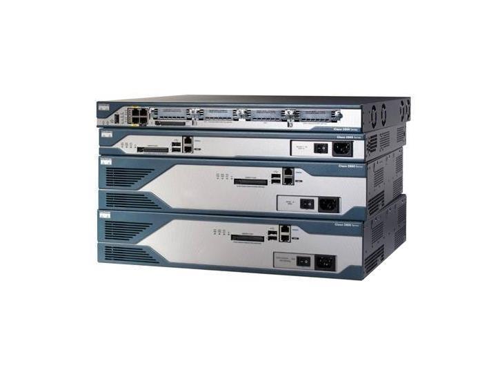 C2851-VSEC-SRST/K9 Cisco 2851 Voice Security Router Bundle With PVDM2-48 FL-SRST-96 Advanced IP Services 64F 256D (Refurbished)