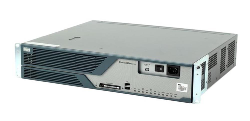 C3825SEC/K9-U-CME Cisco 3825 Router Bundle Upgrade PVDM2 -64 FL-CCME-168 64F/256D (Refurbished)
