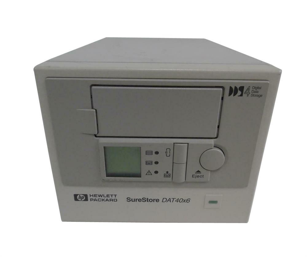 C5717A HP Surestore DAT 40x6e Tape Autoloader 1 x Drive/6 x Slot 120GB (Native) / 240GB (Compressed) SCSI (Refurbished)