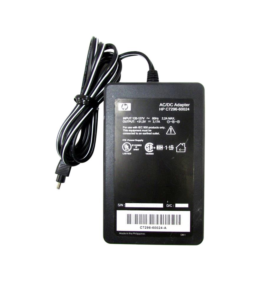 C7296-60024 HP Power Supply AC Adapter for Officejet D Series 110V