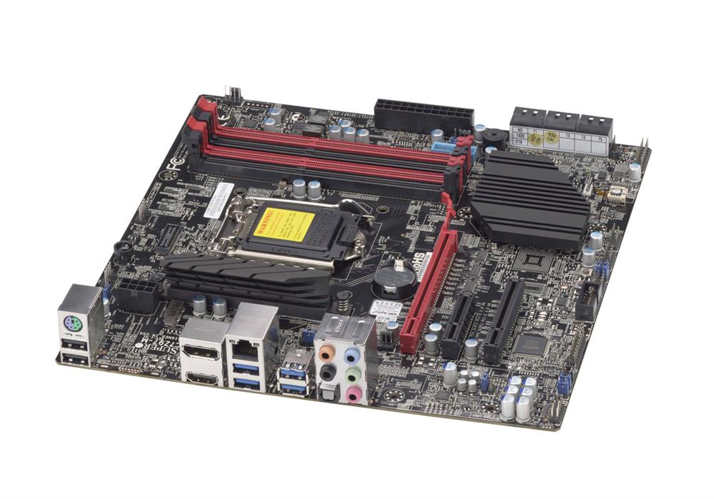 C7Z97-M SuperMicro Socket LGA 1150 Intel Z97 Chipset 4th Generation Core i7 / i5 / i3 Processors Support DDR3 4x DIMM 6x SATA3 6.0Gb/s Micro-ATX Motherboard (Refurbished)