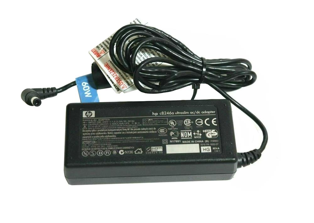 C8246A HP Ultra Slim 19V 3.16A AC Adapter for DeskJet 450 Mobile Printer